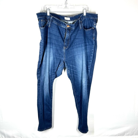 Madewell Plus Jeans 9” Mid Rise Skinny Blue 37 - Picture 2 of 12